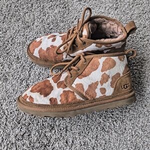 Wmns UGG Boots "Neumel Cow Print" Size 8